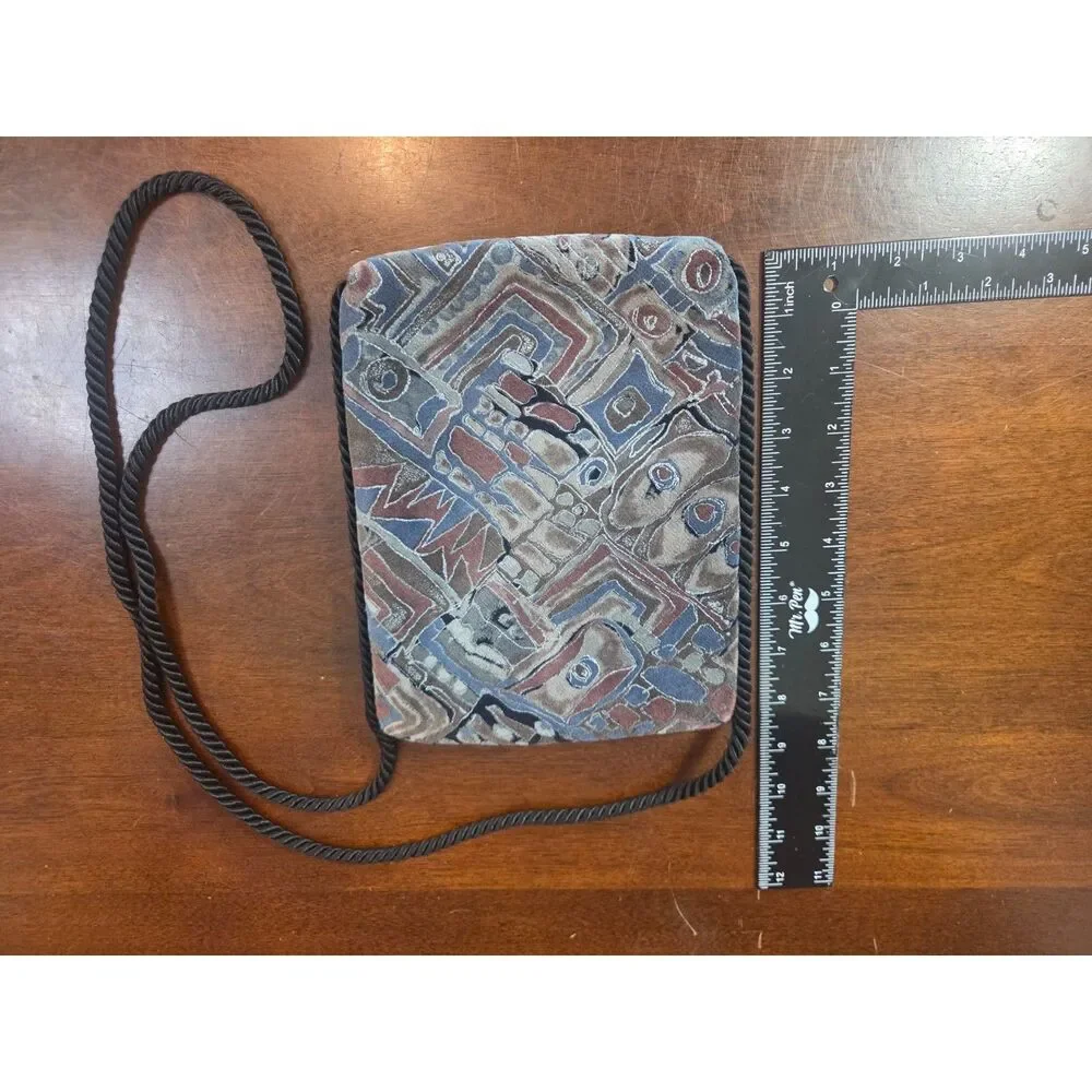 Vintage Barbara Wroten Designs In Fiber Woven Handmade Evening Purse Bag